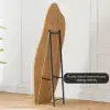 Unusual wooden mirror for wall or floor mounting