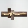 Golden Wave LED Wall Art – USB Powered (1200mm)
