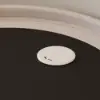 Round Smart Leather Dressing Table with Chair with Charging Station