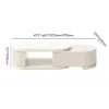Velar 120 - 170 cm Extendable Fluted Coffee Table with Sintered Stone Top & Storage – AUD-H1715