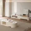 Velar 120 - 170 cm Extendable Fluted Coffee Table with Sintered Stone Top & Storage – AUD-H1715