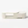 Velar 120 - 170 cm Extendable Fluted Coffee Table with Sintered Stone Top & Storage – AUD-H1715