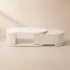 Velar 120 - 170 cm Extendable Fluted Coffee Table with Sintered Stone Top & Storage – AUD-H1715