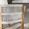 5 Pieces Extendable Outdoor Dining Set & Round Dining Table with 4 Woven Armchairs