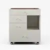 Picture of Selvo Saddle Leather Walk-In Closet Island Jewellery Dresser with Glass Top – AUD-H1718
