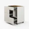 Picture of Selvo Saddle Leather Walk-In Closet Island Jewellery Dresser with Glass Top – AUD-H1718