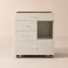 Picture of Selvo Saddle Leather Walk-In Closet Island Jewellery Dresser with Glass Top – AUD-H1718