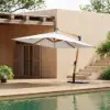 Tevara 300 cm Offset Cantilever Patio Umbrella in White