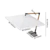 Tevara 300 cm Offset Cantilever Patio Umbrella in White