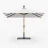 Tevara 300 cm Offset Cantilever Patio Umbrella in White