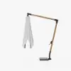 Tevara 300 cm Offset Cantilever Patio Umbrella in White