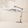 Tevara 300 cm Offset Cantilever Patio Umbrella in White