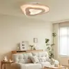 Nordic Oak Wood Flush Mount LED Irregular Shape Ceiling Light