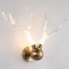 Resin Deer Antler Golden Art Deco LED Wall Sconce