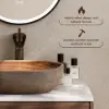 480mm Oval Ceramic Bathroom Sink – Matte Glazed Vessel Sink