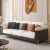 Vertex Modern Leather 3-Piece Living Room Sofa Set – AUD-H1739