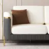 Vertex Modern Leather 3-Piece Living Room Sofa Set – AUD-H1739