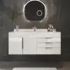 Aro 900 mm Floating Single Bathroom Vanity with Sink, Sintered Stone Top