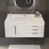 Aro 900 mm Floating Single Bathroom Vanity with Sink, Sintered Stone Top