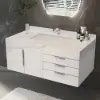 Aro 900 mm Floating Single Bathroom Vanity with Sink, Sintered Stone Top