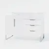 Aro 35-inch Freestanding Single Bathroom Vanity with Sink, Sintered Stone Top – White – AUD-H1750