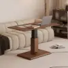 1200mm Walnut Lift-Top Height-Adjustable Coffee Table