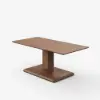 1200mm Walnut Lift-Top Height-Adjustable Coffee Table