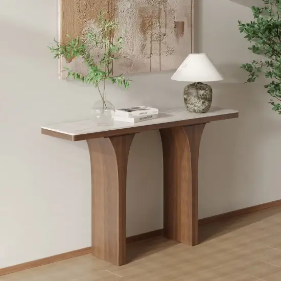 Picture of 1400mm Sintered Stone Top Console Table