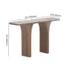 Picture of 1400mm Sintered Stone Top Console Table