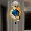 26" LED Silent Wall Clock with Voice-Activated & Dual Power Supply