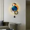 26" LED Silent Wall Clock with Voice-Activated & Dual Power Supply