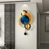 26" LED Silent Wall Clock with Voice-Activated & Dual Power Supply
