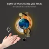 26" LED Silent Wall Clock with Voice-Activated & Dual Power Supply