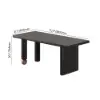 71" Wood Rectangular Dining Table with Seats 6-8 People