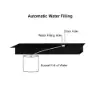 200 cm Modern Sintered Stone LED Flame Humidifier TV Stand with 2 Drawers – AUD-H1781