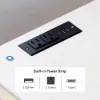 Lumio White Rotating Lighted Makeup Vanity with Charging Station & Mirror