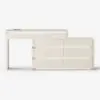 Lumio White Rotating Lighted Makeup Vanity with Charging Station & Mirror