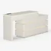 Lumio White Rotating Lighted Makeup Vanity with Charging Station & Mirror