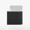 Picture of 800mm Fluted Floating Bathroom Vanity with Single Basin Sintered Stone Top – Black