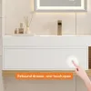 150 cm Modern Floating Bathroom Vanity Set With Single Basin Wall-Mount White & Natural