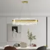 1000mm Crystina Modern LED Crystal Kitchen Island Light with Remote Control