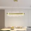 1000mm Crystina Modern LED Crystal Kitchen Island Light with Remote Control