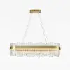 1000mm Crystina Modern LED Crystal Kitchen Island Light with Remote Control