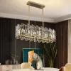 Clyvra 80 cm Modern Crystal Glod Ceiling Lights with Adjustable Height and Brightness