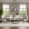 LED Linear Kitchen Island Light – 4-Light Dimmable Black Fixture with Glass Globe Shades