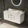 Aro 120 cm Floating Single Bathroom Vanity with Sink, Sintered Stone Top
