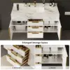 Aro 120 cm Floating Single Bathroom Vanity with Sink, Sintered Stone Top