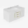Aro 120 cm Floating Single Bathroom Vanity with Sink, Sintered Stone Top