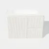 Bathroom Vanity Set 80 cm Modern Warm White LED Floating Bathroom Vanity with Sink