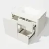 Bathroom Vanity Set 80 cm Modern Warm White LED Floating Bathroom Vanity with Sink